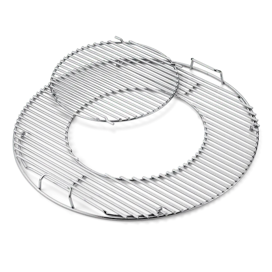 Gourmet BBQ System Cooking Grates - Compatible with 22" charcoal grills